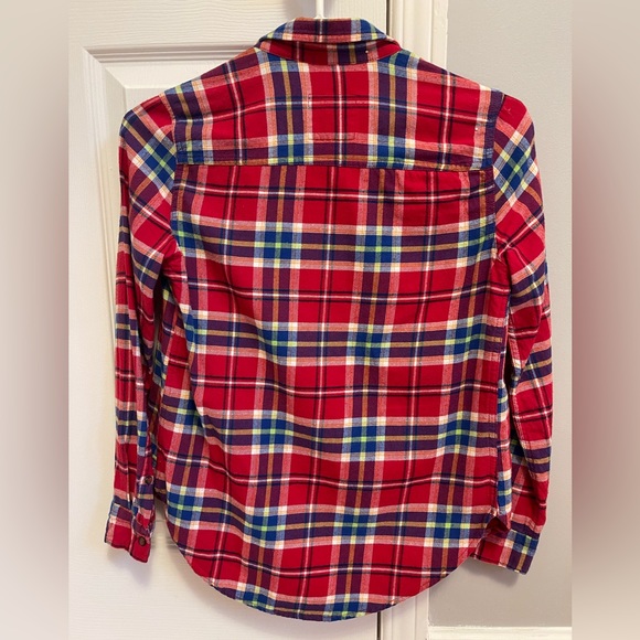 Abercrombie Girls Size Large Plaid Sweater - Picture 2 of 2